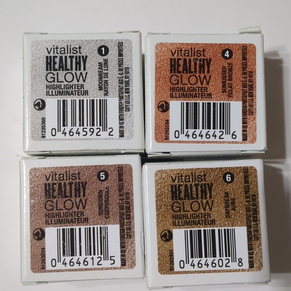 Covergirl Vitalist Healthy Glow Highlighter 4 piece's Lot - Picture 3 of 4